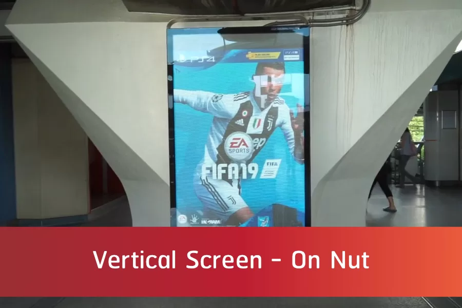Vertical Screen - On Nut